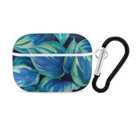 Green Planet Plants Funny Headphone Cases Compatible with AirPods Pro Hard PC Protective Cover with Keychain