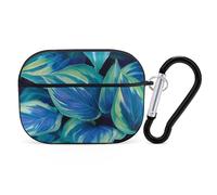 Green Planet Plants Funny Headphone Cases Compatible with AirPods Pro Hard PC Protective Cover with Keychain