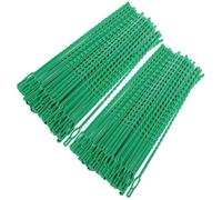 Green Plant Cables Ties - Reusable Support Plant Ties for Climbing Plants | Small/Long Garden Cable Twist Ties | Adjustable & Releasable Cable Ties Heavy Duty | Shrub Wall Clip [40 Pack, 17cm]