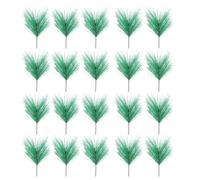 Green Plant Pine Needles Artificial Pine Needles Branches Grapevine Pine Christmas Garland Picks for Decoration