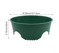 Green Plant Protection for shields 6-Pack for root Barrier Green | Plastic for root Guard, Deters Pests, Reduces Watering, Prevents Soil Erosion, Easy Install, For Gardens And Lawns