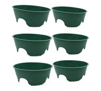 Green Plant Protection Shield Plastic Barrier Water Retention 6 or 1 Pack | Prevents soil erosion Protects plant roots Easy to install Suitable for gardens lawns landscaping projects
