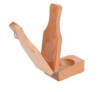 Green Plantain Wood Tostonera Wood Tostonera Plantain Press Tool Fried Plantains Maker 2in1 Banana Smasher and Maker Banana Cake Crusher Fried Plantains Chip Tostones Cups Kitchen Tool Home and