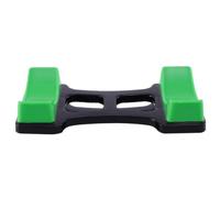 Green Plastic Dumbbell Rack Stand for Home Fitness and Gym Storage | Stable Placement, Prevents Rolling, Rounded Corners, Smooth Edges, Suitable for Neoprene Weights and Balcony Workout Areas