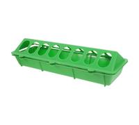 Green Plastic Pigeon Feeder Tray for Chickens and Pigeons