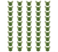 Green Plastic Plant Climbing Wall Clips for Vines & Indoor Plants - Space-Saving, Invisible Support Fixators, 50-Pack, for Easy to Install on Wall(50PCS)