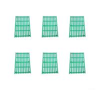 Green Plastic Slatted Rabbit Cage Floor Mat, Smooth Safety Liner for H-Type Hutches and Breeding Cages, For Easy Clean Bunny Bedding with Drainage Holes, 6 Pack(1pcs)