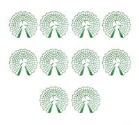 Green Plastic Strawberry Plant Support Cage, Anti- Grow Rack for Balcony Potted Plants, For Easy Assembly Fruit Protector Frame with Connecting Rods, or 10 Pack(10pcs)
