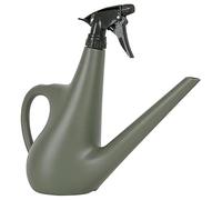 Green Plastic Watering can & sprayer 1.5L, Material Plastic, 1 in Pack