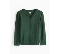 Green Pointelle Knit Cotton Cardigan 10 years