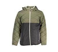Green Polyester Men Hooded Jacket - male - Vans - Winter Jackets - Green - XS - Jackets XS