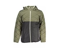 Green Polyester Men's Hooded Jacket - male - Vans - Winter Jackets - Green - XS - Jackets XS