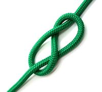 Green Polypropylene Rope, Solid Braided Poly Rope Cord Twine for Boat Yacht Dock Line Camping Washing Line (6 mm x 20 metres / 65.6 ft)