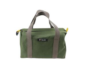 (Green-Portable Bag, 40x15x22cm (16inch)) Large Capacity Storage Tool Bag Thickened Canvas Electrician Bag Multi-function Canvas Waterproof Heavy Duty Tool Bag Tote
