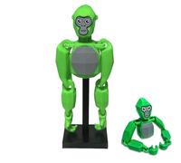 Green Poseable Action Figure with Display Stand,Twistable toys,Stress Relief Roys for Rhildren and Adults, Collectible Figurines for Stress Relief