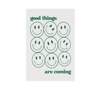 Green Positive Thinking Art Poster Canvas Poster Bedroom Decor Landscape Office Room Decor Gift 20x30inch(50x75cm)