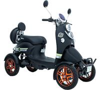 GREEN POWER e-Mobility Device 4 Wheeled with Extra Accessories Package: Waterproof Cover, Phone Holder, Bottle Holder by Green Power Unique4 (Black)