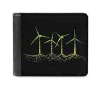 Green Power Premium Printed Bifold Wallet with Hidden Compartments Pocket Money and Credit Card Holder for Men Women