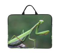 Green Praying-Mantis, 14 Inch Laptop Sleeve, Notebook Bag Laptop Case Sleeve Briefcase with Handle