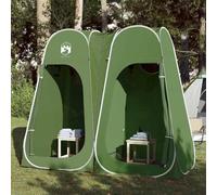 Green Privacy Tent Pop-Up Changing Room, Waterproof Polyester Camping Shelter with Zippered Door, Portable Outdoor Shower & Toilet Tent for Backpacking