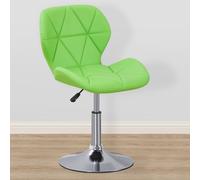 (Green PU) Charles Jacobs Small Swivel Chair | Home Office Furniture