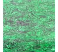 Green/Purple Glittering Smoky Cast Acrylic Sheet, 3mm thick (150x125mm)