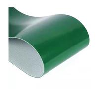 Green PVC Conveyor Belt - Smooth Surface Belt, Wear-Resistant, for Food Processing, Warehouse Transport, Packaging(20x100cm)