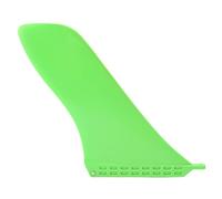 Green PVC Surfboard Fins, Surf Fins for Longboard and Boards, Flexible Turnable Surfing Accessory with Professional Fin Design, 30 cm, Eco - Friendly Material