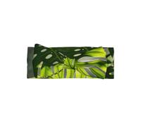 Green Rainforest Art Baby Bow Headband-Soft Stretchy for 0-6 Months