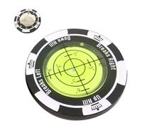 Green Reader Ball Marker - Zinc Alloy Golf Ball Markers for Putting | Reader Level Balls Marker | Clear Scale Zinc Alloy Golfing Green Readers | Reading Pocket Size Multifunctional Golf Markers for Pl