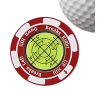 Green Reader Golf Ball Marker, Golf Ball Markers for Putting Green - Professional Zinc Alloy Golf Reading Ball Marker, Precision Golf Reading Aid
