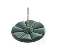 (Green) Rebo Children's Button Swing Seat - Perfect for Swing Sets and Climbing Frames