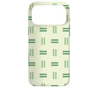 Green Rectangle Vertical Lines Geometric Pattern Case for iPhone 17 Pro Max