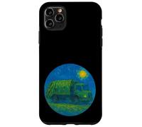 Green Recycle Trash Truck - Van Gogh Starry Night Style Case for iPhone 11 Pro Max