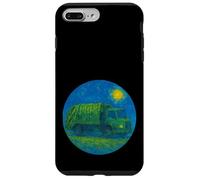 Green Recycle Trash Truck - Van Gogh Starry Night Style Case for iPhone 7 Plus/8 Plus