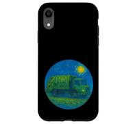 Green Recycle Trash Truck - Van Gogh Starry Night Style Case for iPhone XR