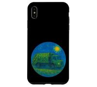 Green Recycle Trash Truck - Van Gogh Starry Night Style Case for iPhone XS Max