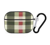 Green Red Buffalo Scottish Tartan Plaid Checkered Earbuds Case for Airpods Pro 2nd