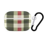 Green Red Buffalo Scottish Tartan Plaid Checkered Earbuds Case for Airpods Pro 2nd
