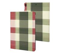 Green Red Buffalo Scottish Tartan Plaid Checkered Tablet Case for iPad 10th Generation/9th Generation/8th Generation/7th Generation