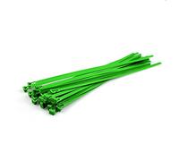 Green Releasable Cable Ties 7.2mmx300mm, 50 Pieces