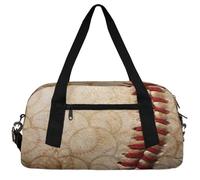 Green Retro Football Kids Duffle Bag Boys Girls Small Sport Dance Gym Bag for Overnight Travel Weekender Carry On, Basketball 3d-1, 18.5"L x 9.4"W x 7.8"H