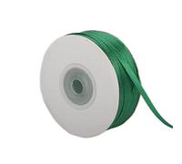 Green Ribbon 3mm for Gift Wrapping 91m, Double Sided Green Satin Ribbon 3mm Thick Fabric Ribbon for Crafting Cake Ribbon,Hair Bow Ribbon,Balloon,Christmas Decoration,Wedding Car Ribbon