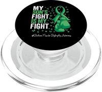 Green Ribbon Son Duchenne Muscular Dystrophy Awareness PopSockets PopGrip for MagSafe