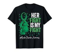 Green Ribbon Survivor Fighter Bipolar Disorder Awareness T-Shirt
