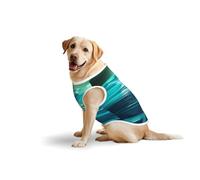 Green Ripple Pet Clothing for Dogs - Soft Cotton Dog Vest for Medium & Large Dogs for Daily Wear & Outdoor Activities,