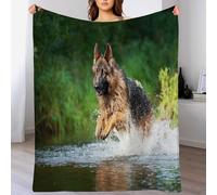 Green River Sheepdog Throw Blanket Adult Children Natural Animals 3D Design Printed Fluffy Soft Warm Cozy Plush Sherpa Microfiber Bedding For Couch Bed Sofa 60"X80"(150X200Cm)