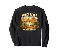 Green River Utah Basecamp For Adventure Sweatshirt