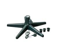 Green Rotating Christmas Tree Stand for 2.4m Max Tree Height Samuel Alexander Green One Size