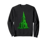 Green Ruined Church Witch House Sweatshirt